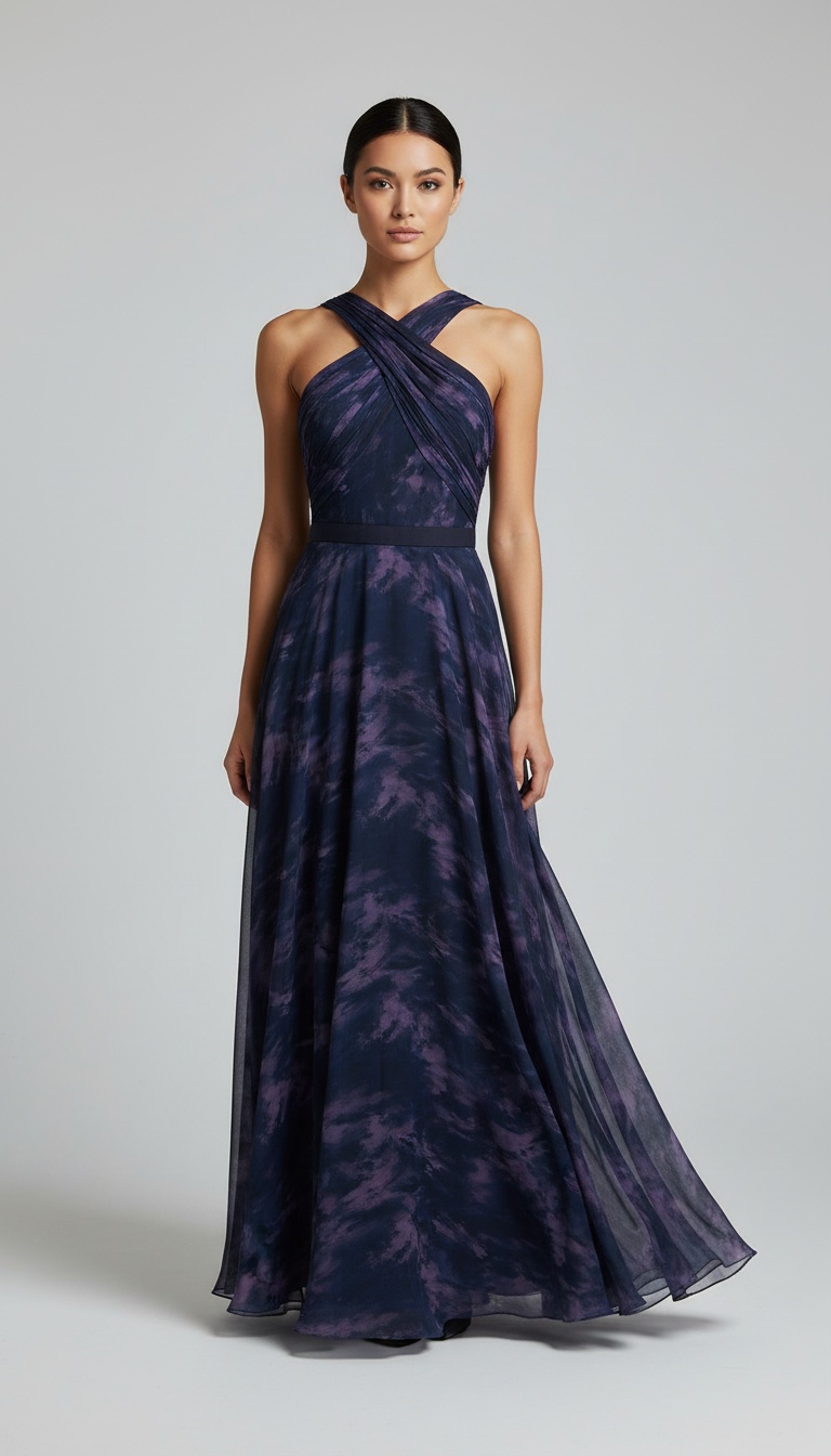 Vestido Largo Morado